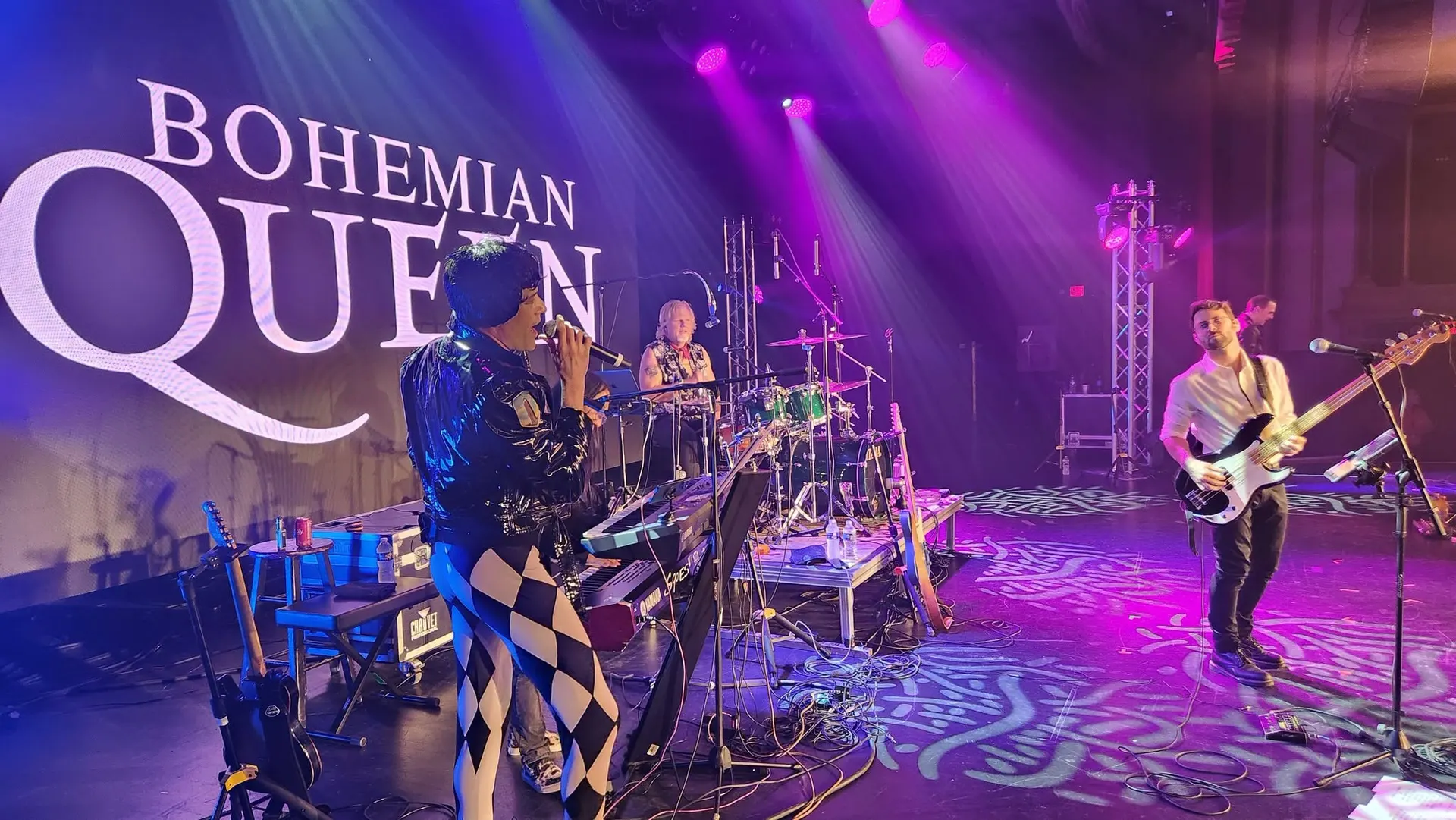 Bohemian Queen (Queen tribute) on the Celestia stage